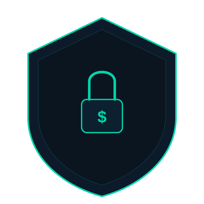 Account Protection — shield with lock icon